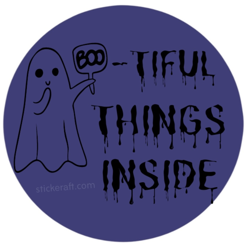 Bootiful Things Inside Stickers, Envelope Seals, Labels,13 colors to choose from - Picture 3 of 13